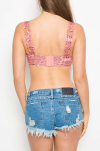 For Love & Lemons Geneva Bra in Sienna - Boho Bum Island