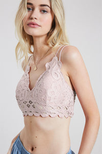 Natasha Lace Bralette in Little Piglet