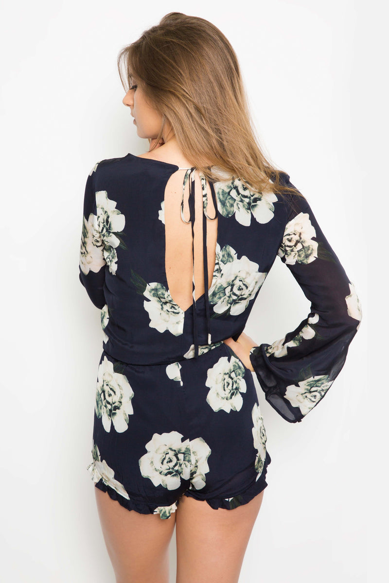 Winston White Cleo Romper in Cream - Boho Bum Island