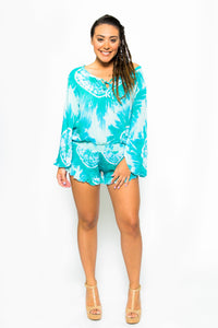 Khush Clothing Balihai Romper in Green - Boho Bum Island