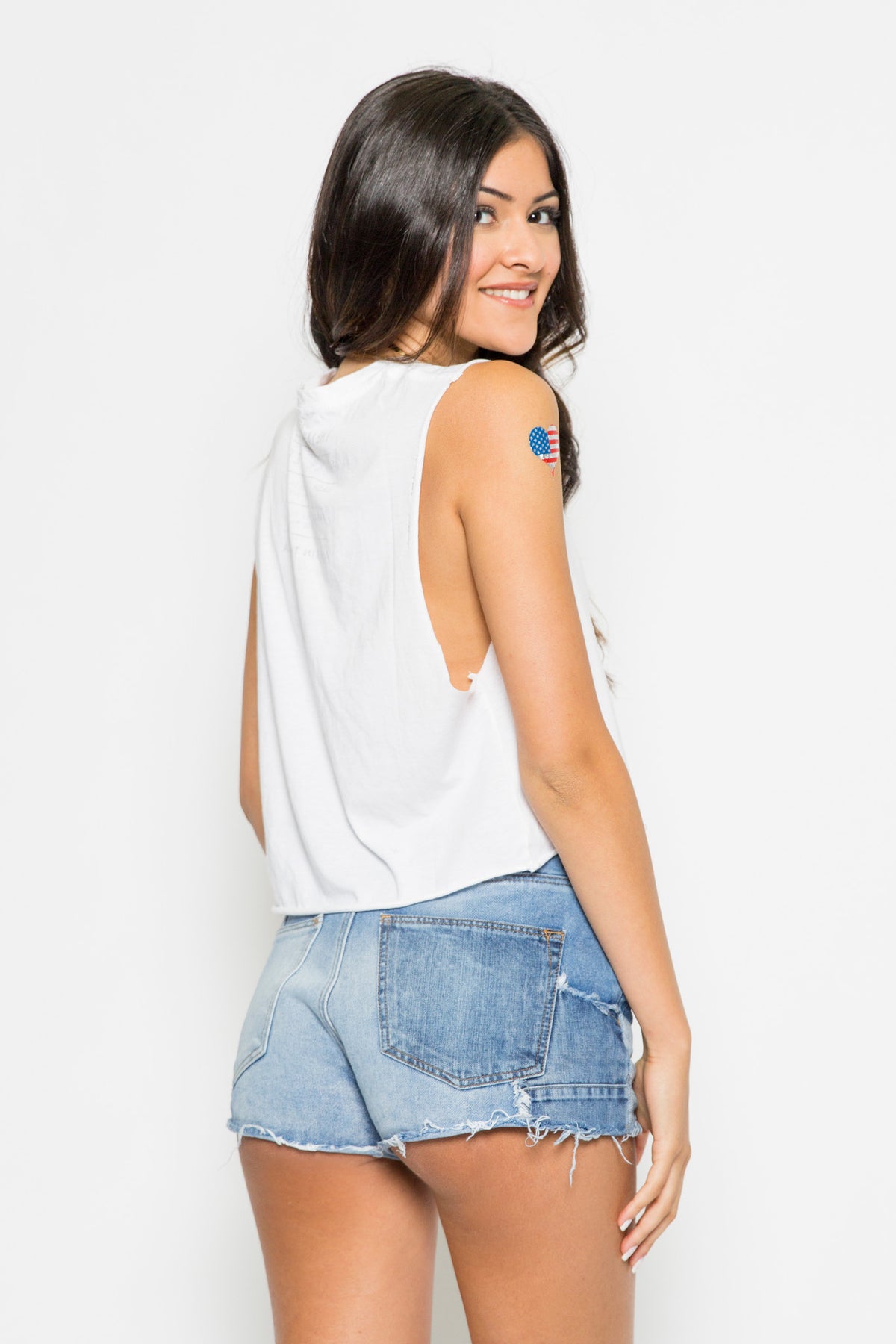 Pizza Beer Babes Crop Muscle Tee - Boho Bum Island