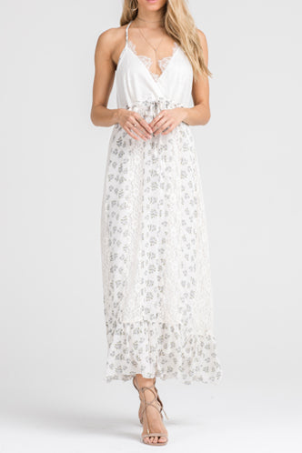 Serena Maxi in Ivory - Boho Bum Island Clothing Swimwear Bohemian Boho west palm beach  Miami florida  fall fashion spring fashion online shopping ootd blogger style swim boutique 