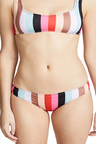 The Elle Bottom in Malibu Stripe - Boho Bum Island